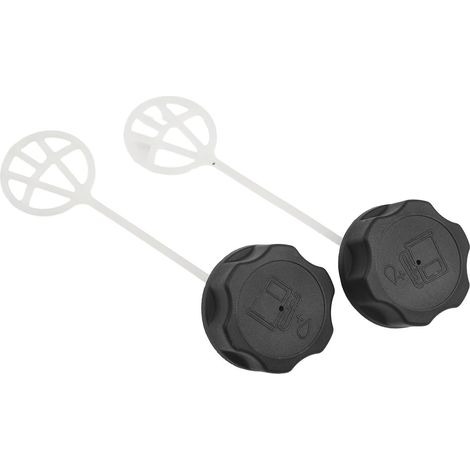 Lot de 2 bouchons de réservoir de carburant de rechange pour débroussailleuse, taille-haie, compatible avec scooter à essence 43-55 cc (1/5)