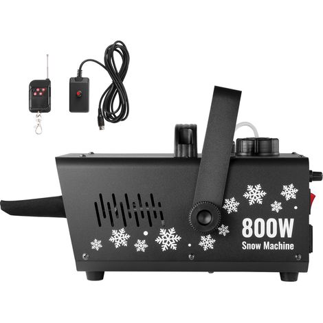 Mophorn Machine à neige , 800 W, réservoir de 1 L pour des effets de neige de rêve