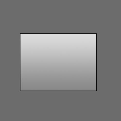 Miroir de salle de bains 60 x 80 cm avec cadre en aluminium noir, miroir mural HD sans cuivre, montage horizontal et vertical, pour salle de bains, couloir et dressing (1/5)