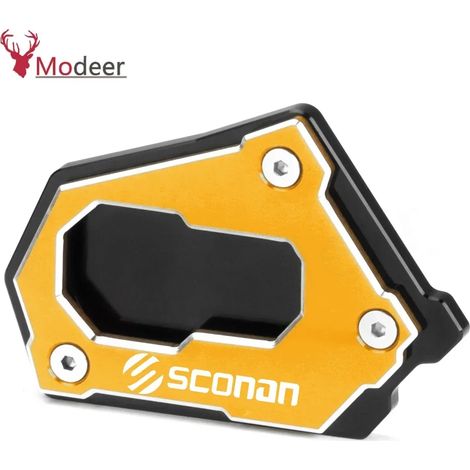 (sconan-Golden) Accessoires moto : béquille latérale, extension de béquille, plaque de support compatible avec BMW R 1200 GS LC Adv R1250 R1250GS Adventure maxpower (1/4)