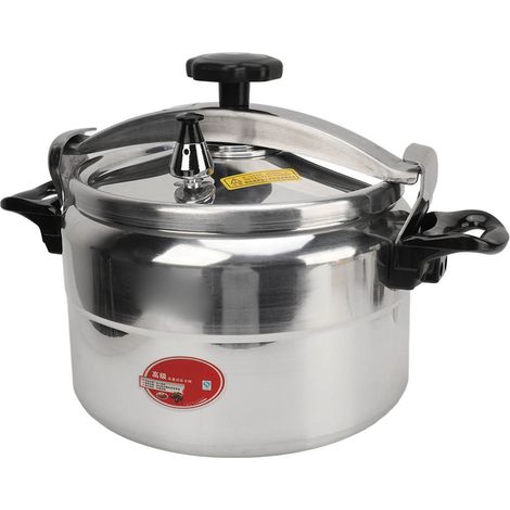 Schnellkochtopf aus Aluminiumlegierung, explosionsgeschützt, mit Drehverschlussdeckel und verstärkten Griffen, für den privaten und gewerblichen Gebrauch, 4 Liter, für den Herd (1/5)