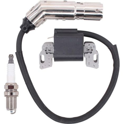 Bobine d\'allumage et bougie d\'allumage pour tondeuse Briggs & Stratton 595304 795315 799650 592841