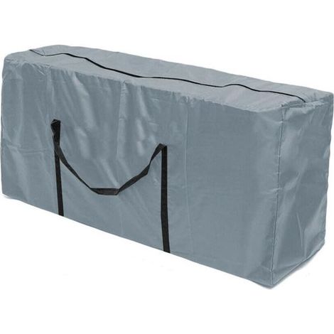 Bolsa de almacenamiento,Bolsa de almacenamiento para cojines,Funda protectora para cojines de jardín,Organizador de almacenamiento,Negro (1/5)