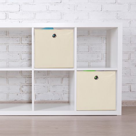 Paniers de rangement pliables lot de 4 organiseurs en tissu