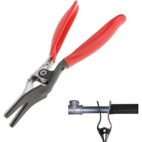 Pince de Retrait de Tuyau, Pince de Séparation de Tuyau, Pince à SéParer Les Tubes, Pinces de Démontage de Tuyau D'automobile, Pince de Séparateur de Retrait de Tuyau, pour Tube de Vide de Carburant (1/5)
