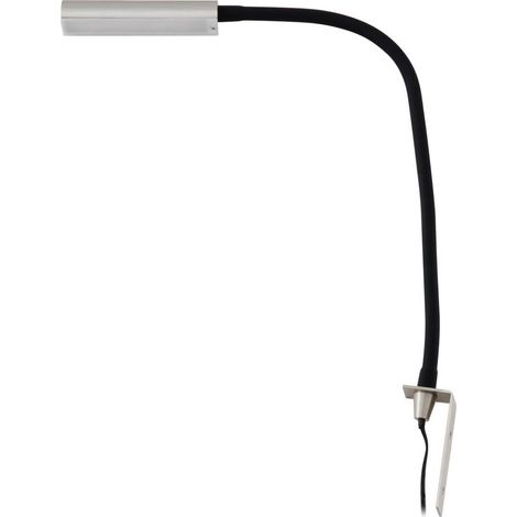 Lindby Lámpara de pared LED 'Flexola' en Negro Metal