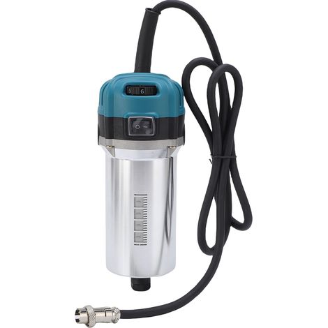 Taille-bois 800 W, 30 000 tr/min, machine à graver portable à 6 vitesses réglables avec pince de serrage 1/4 pouce, adaptée aux machines CNC (1/5)