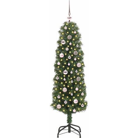 vidaXL Árbol de Navidad artificial Verde 150 cm PVC, Acero y Plástico (1/2)