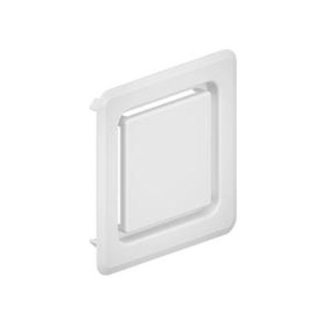 DALLMER Cubierta DallVent WE, blanco, 125 x 125 mm, 850041
