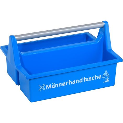 Tragekasten "Männerhandtasche" blau