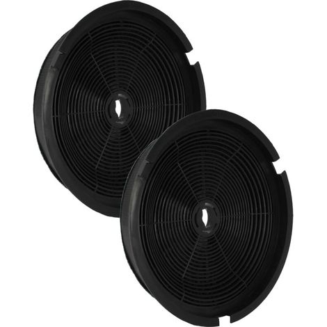 Filtres à charbon actif pour hotte aspirante, lot de 2 compatible avec Zanker S 30090 WH, SLIM 602 MSBK, SLIM 602 MSBWN, SLIM 602 MSWH, S 30060 BWN, dimensions 19 cm (1/5)