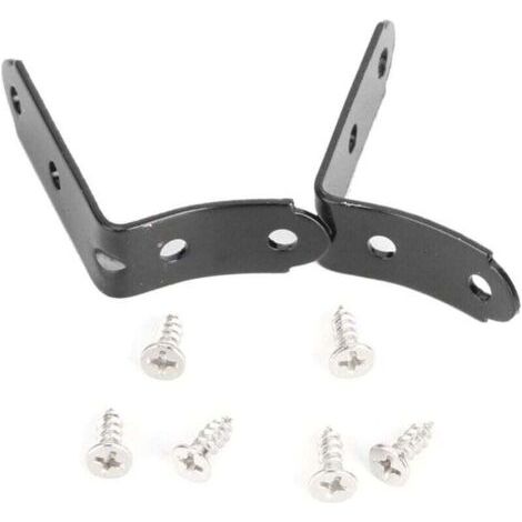 Kit di riparazione cerniere, kit di riparazione supporto cerniera in ferro per coperchio vano portaoggetti per A4 S4 B6 B7 Nero