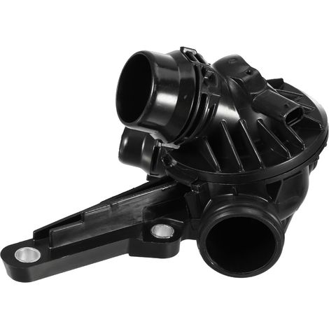 Applicable N° 11537600584 Ensemble Boîtier Thermostat Liquide refroidissements Du Moteur Pour BMW 320I 2012-2018, Thermostat Pompe À Eau Interne, Plastique Durable, 1 Pièce Noir (1/5)