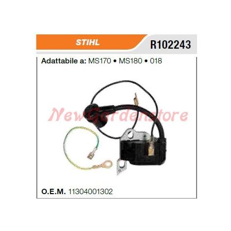STIHL Kettensägen-Zündspule MS170 180 08 R102243
