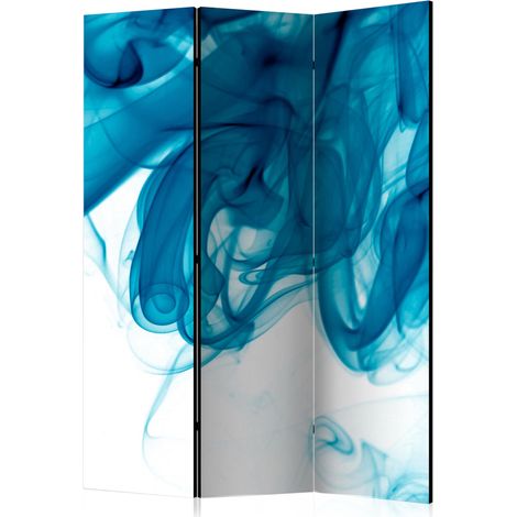 Paravento - Blue smoke [Room Dividers] - 135x172 (1/4)