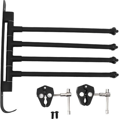 Séchoir à vêtements pour camping-car, acier, gain de place, installation facile, support serviettes pour échelle de voyage