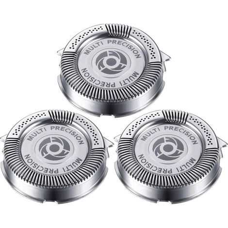 3 Pièces Têtes de Remplacement de Rasoir SH50/ 52 Compatibles avec Series 5000 (S5xxx), AquaTouch (S5xxx), AquaTouch (AT8xx, AT7xx) et PowerTouch (PT8xx, PT7xx), 9 Lames (3 Pièces) (1/5)