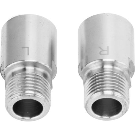 2 Pièces Prolongateurs de Pédales VTT en Acier Chrome-Molybdène 20mm Argenté (1/5)