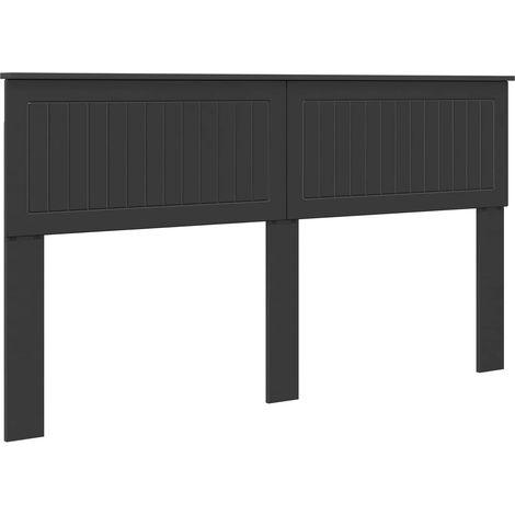 Maison Exclusive - Cabecero Roble Negro Madera contrachapada (1/5)
