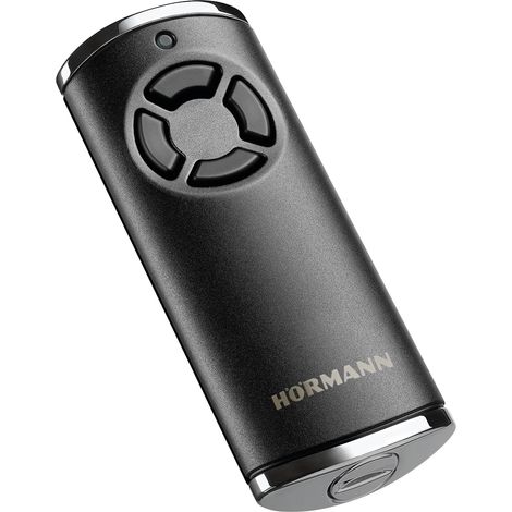 Hörmann – Émetteur portatif 868 MHz BiSecur – Télécommande 4 canaux pour motorisations de portail – Alimentation par batterie AAA