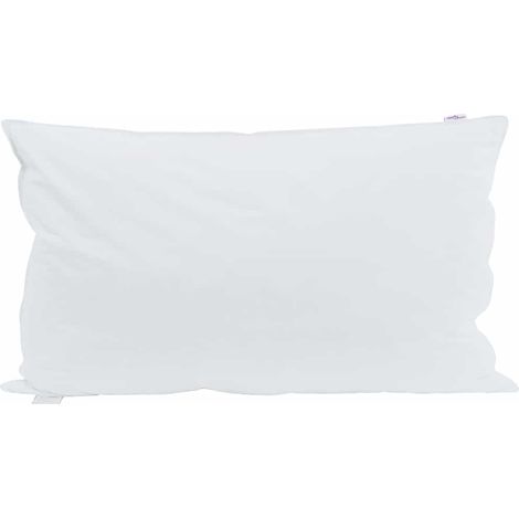 Oreiller avec oreiller Blanc 40 x 80 cm Plume (1/5)