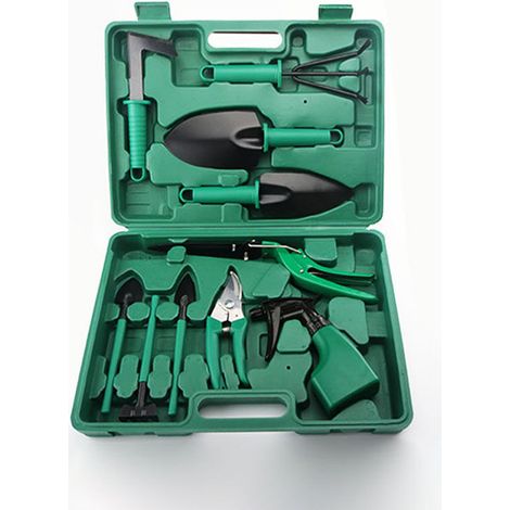 Komplettes Gartengeräte-Set: Blumenkästen + verzinkte Stahl-Gartenspaten – ideal für Garten- und Landschaftsbau sowie Gartenpflege