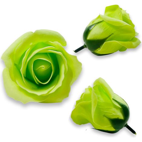 Rosa de jabón verde claro (1/5)