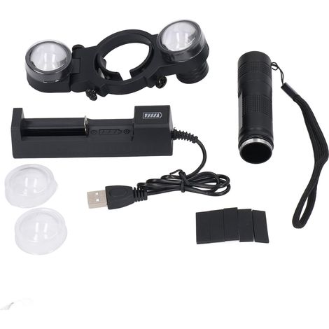 Pistolet de pulvérisation avec éclairage LED réglable, luminosité variable, système lumineux universel pour peinture automobile (1/5)