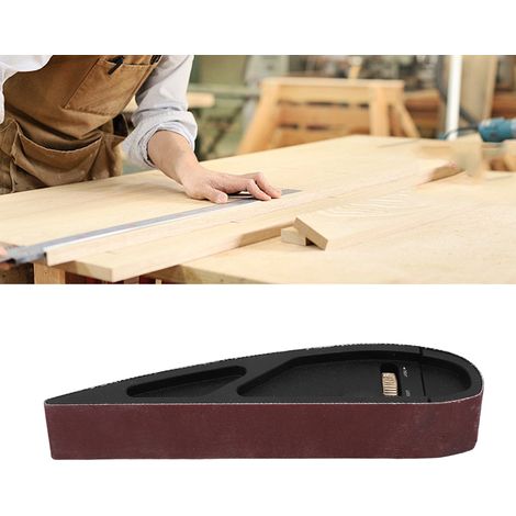 Ponceuse/polisseuse manuelle portable et réglable avec plateau de ponçage pour le travail du bois, outil de cadre, porte-papier de verre (1/5)