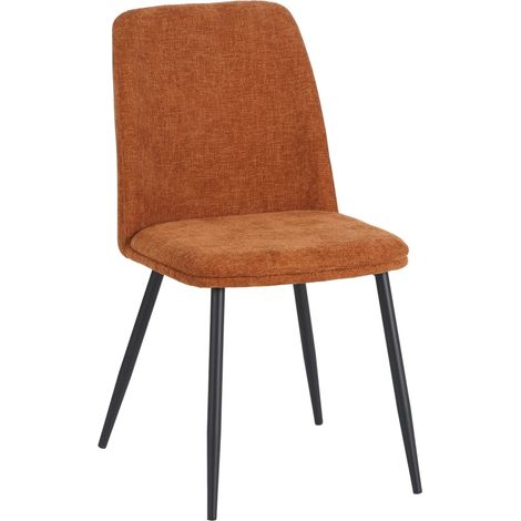 DI.MO Sedia Tracy in Tessuto Color Mattone 57x45x84 cm – Design Moderno (1/5)