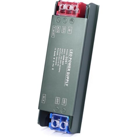Transformateur 220V 24V LED Driver 60W Ultra Mince Transfo 2.5A Adaptateur Alimentation, 220V AC à 24V DC Convertisseur, d'alimentation Basse Tension Transfo LED de Tension Constante (1/5)
