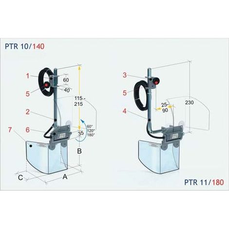 Protection contre les perceuses PTR 10/140  UNE 3002014 OPTIMALE
