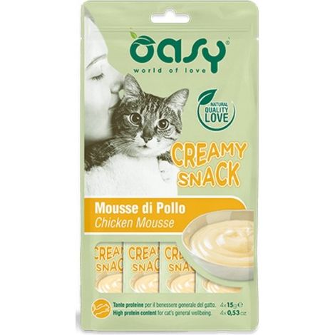 Oasy Cremiger Snack 4 x 15 g - Hähnchen 4 x 15 g