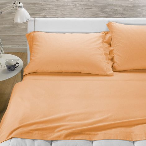 Parure de lit avec Housse de Couette 100% Coton – 2 Taies d’Oreiller 50x80 cm, Linge de Lit Confortable et Elégant - Housses de Couettes Pour 1 Personne ou 2 Personnes (1/3)