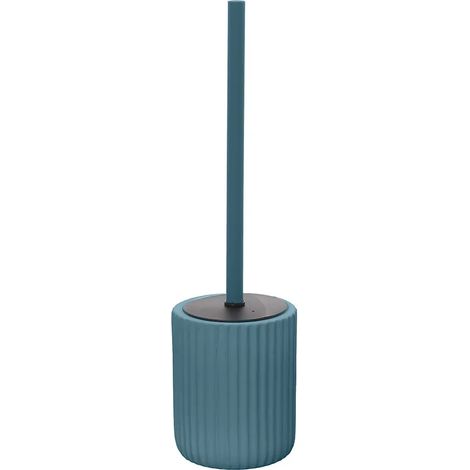 Scopino wc blu in ceramica soft touch con setole nere Spring (1/5)