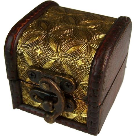 Mini Boîtes Coloniales - Or- Vendu par 1 (1/2)