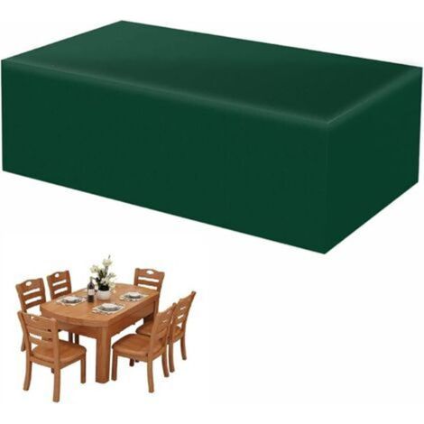 Housse salon de jardin 210D tissu Oxford – Imperméable, anti-UV, résistant aux déchirures – Dimensions 210x140x70cm – Pour meubles en rotin (1/5)