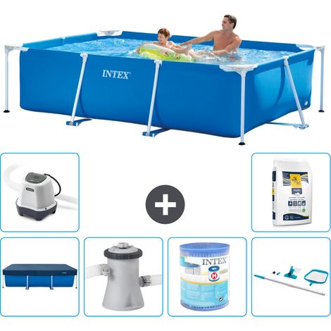 Intex Piscina con struttura Rettangolare - 260x160x65 cm - 7-pezzi  S30092