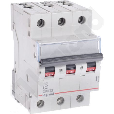 Interruttore automatico 3P C 3A 6kA AC S303 TX3 403539