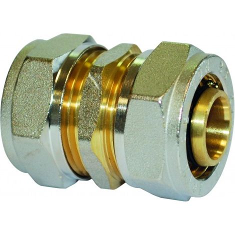 Union égale à compression pour tube multicouche - diam 16 mm