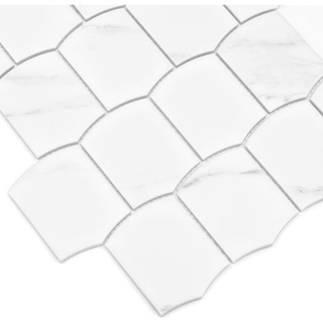 Mosaïque Arcado Carrara matt (1/4)