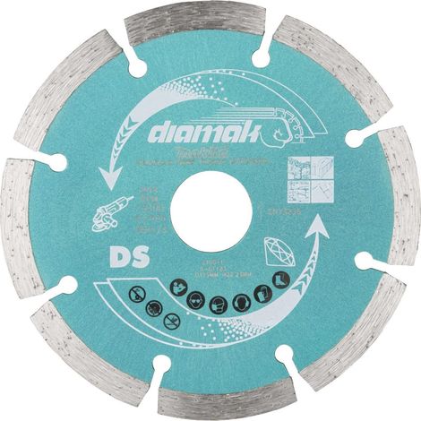 DISCO DIAMANTATO MAKITA Ø115mm FORO 22,23mm D-61123 (1/4)