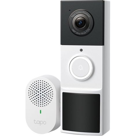 TP-Link Tapo TD21 2K Batería inteligente Video Doorbel cameral con Chime (1/2)