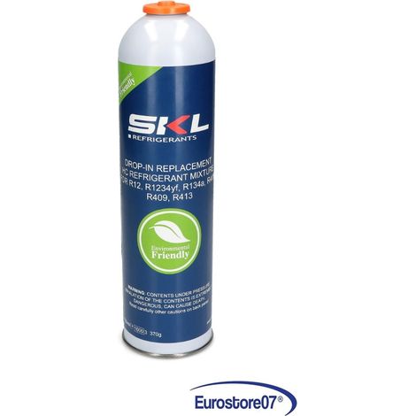 GAS REFRIGERANTE R436v 370gr  ECOLOGICO  BOMBOLA    FRIGORIFERI CLIMATIZZATORI