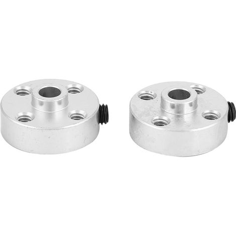 Jeu de 2 moyeux d'essieu en métal avec vis de fixation, pièces de rechange robotique compatibles Tetrixrobotics, kit de remplacement pour engrenages et essieux. (1/5)