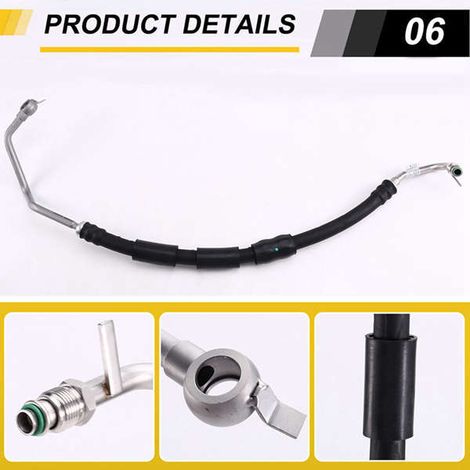 7L8422893CF and 7L8422893CB are high-pressure power steering hoses for Audi Q7. (1/4)