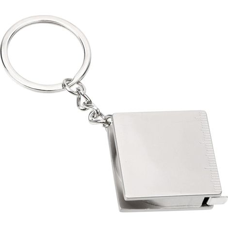Lot de 2 Mini ruban à mesurer - 1.5 m - Porte-clés rétractable - Mètre poche - Outil mesure pour les mesures du corps, adultes et enfants (1/5)