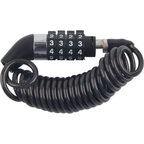 Cadenas de sécurité pour Vélo, Câble Antivol pour Casque Flexible pour Portails pour Vélos pour Planches à Roulettes (1/5)