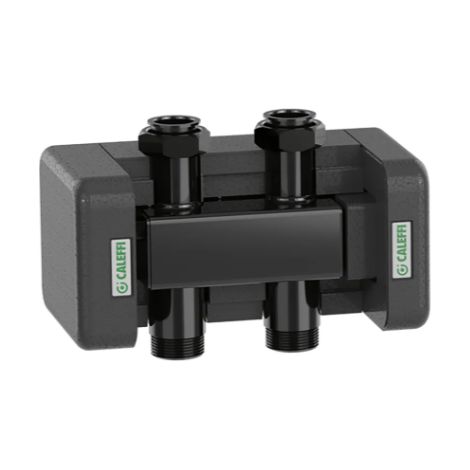 Separatore idraulico per impianti di riscaldamento e condizionamento, con coibentazione Caleffi 550305 Nero (1/2)