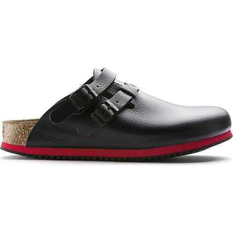 [NEUWERTIG] B-Ware Birkenstock Clog Arbeitsschuh Boston Sl Gr39 Schwarz Leder En20345 Sra